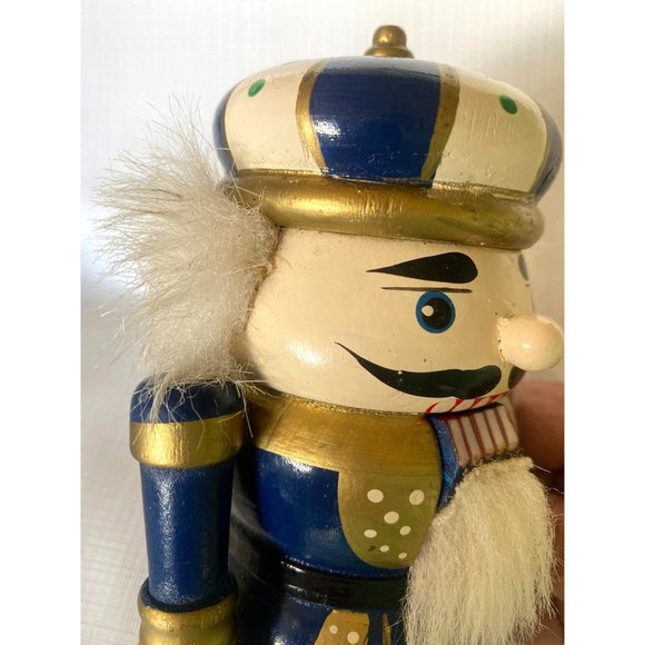 Vintage wooden Nutcracker Christmas Decor figurine Soldier 6" - Picture 6 of 7